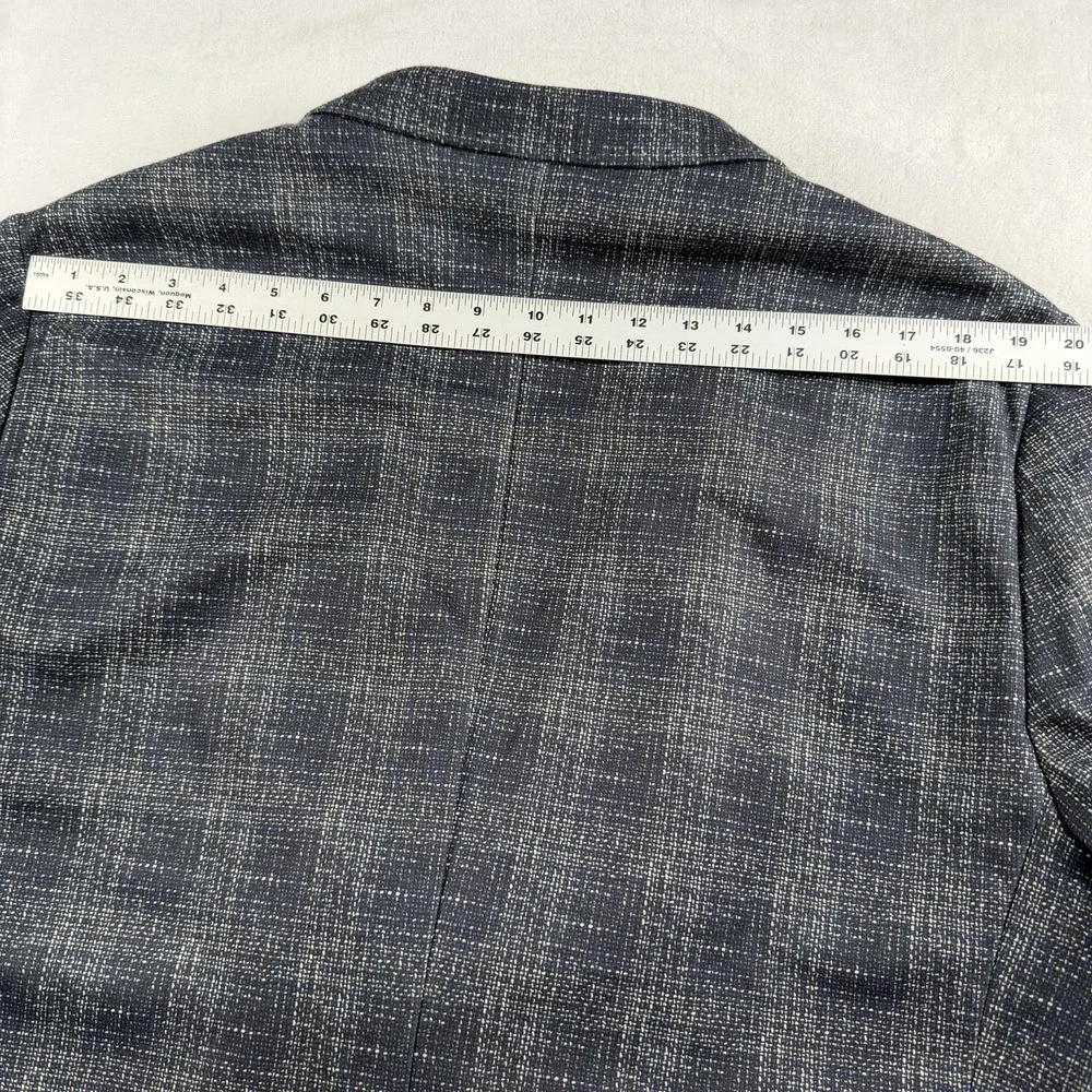 Johnnie O Plaid Blazer Sport Jacket Men's 48L Unstructured Woven Unlined Light